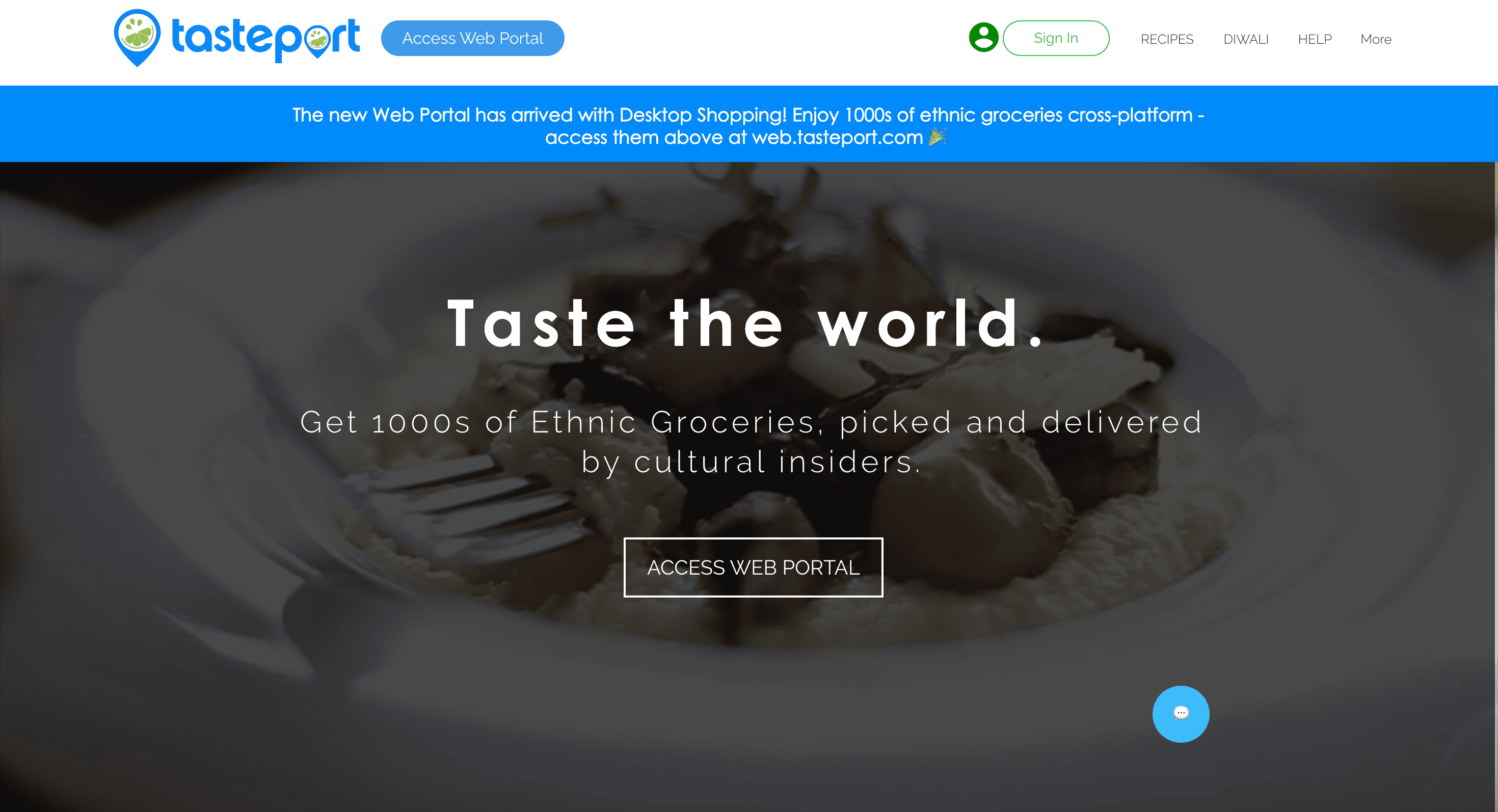 Tasteport Production AI Chat Assistant using RAG Architecture